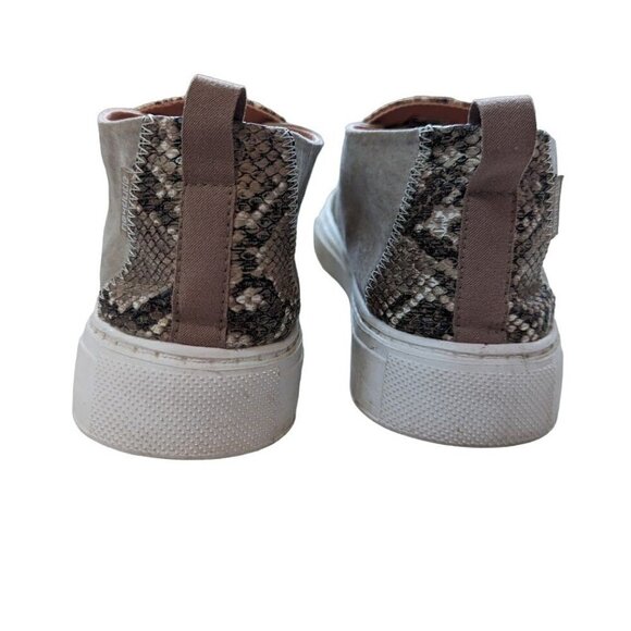 Hey Dude Womens Sneaker Peyton Snake Skin Print Brown / Gold Slip-On 9 - Picture 5 of 8
